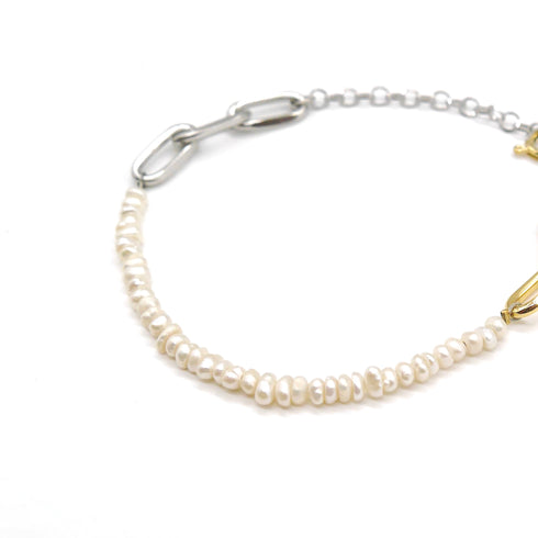 Natural stone chain MIX bracelet